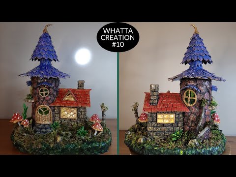 Видео: DIY Fairy House using Wine Bottle | Casa de Hadas | Сказочный дом | 童话屋 | परियों का घर