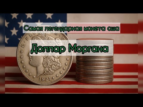 Видео: Легендарная монета доллар Моргана. Новые покупки. Немного чистки монет.