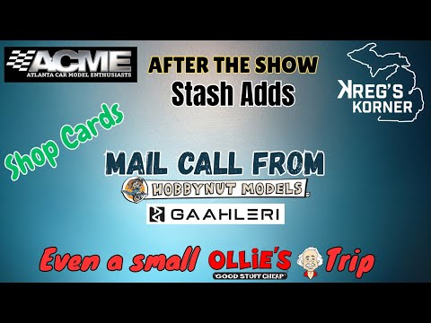Видео: ДОПОЛНЕНИЯ ACME С ВЫСТАВКИ, МАГАЗИННЫЕ КАРТЫ, ЗАКАЗЫ ПО ПОЧТЕ И МНОГОЕ ДРУГОЕ! #modelcars #gaahle...