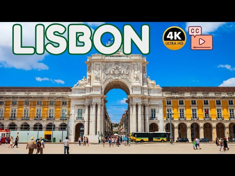 Видео: Лиссабон, Португалия 🇵🇹 Пешая Экскурсия 4K HDR (с Субтитрами)