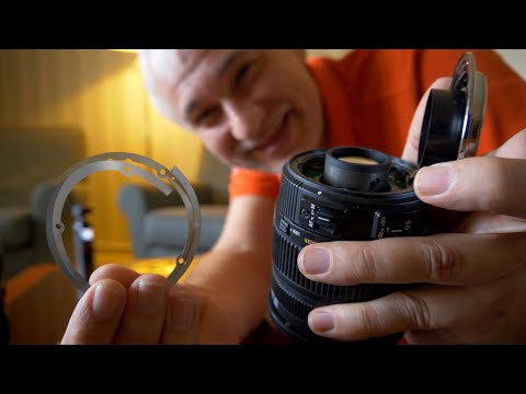 Видео: Что такое рабочий и задний отрезок в объективе? Регулировка заднего отрезка в фото объективах!!!!