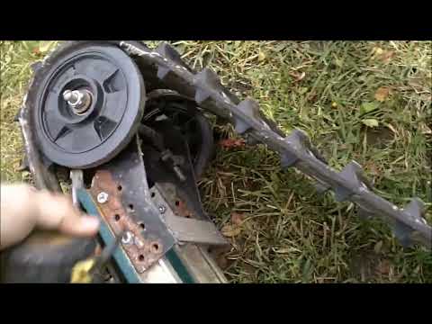 Видео: гусеничный модуль для простого снегохода или снегоцикла с одной управляемой лыжей.