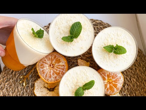 Видео: Панна котта МАНДАРИН - СЛИВКИ | Легкий зимний десерт