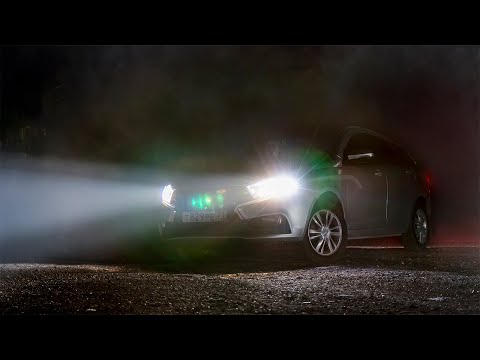 Видео: LED в дальний свет Novsight N50 Н1 сравниваю с галогеном Philips