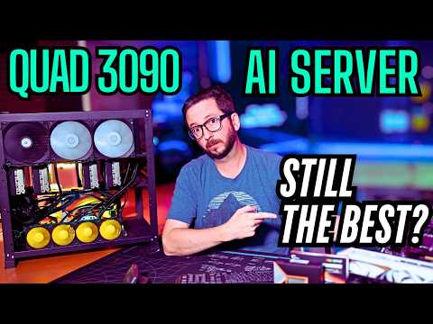 Видео: Локальная система AI Server Quad GPU Rig — обзор за 1 год