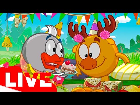 Видео: 🔴 ПРЯМОЙ ЭФИР! LIVE Смешарики 2D. Новый сезон