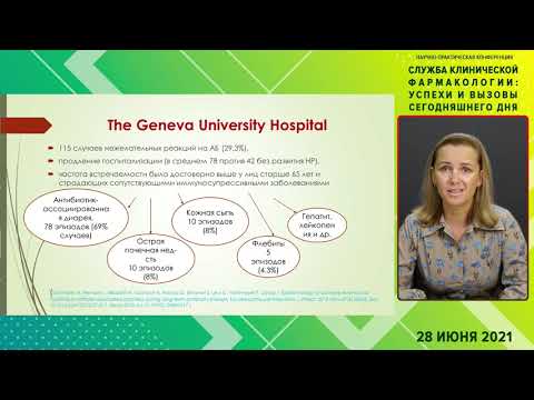 Видео: «Нежелательные лекарственные реакции при лечении пациентов с ортопедической инфекцией»