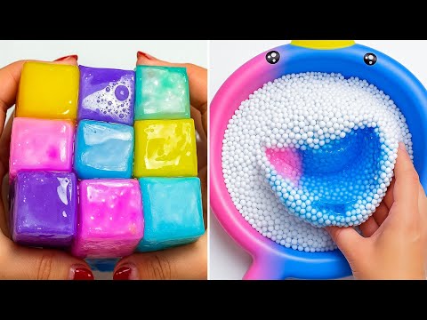 Видео: Расслабляющие АСМР-видео со слаймом для сна | Satisfying Slime No Talking ASMR 3739
