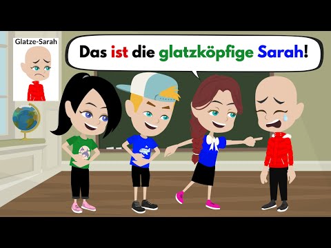 Видео: Дрянная девчонка унижает лысую девчонку | выучить немецкий