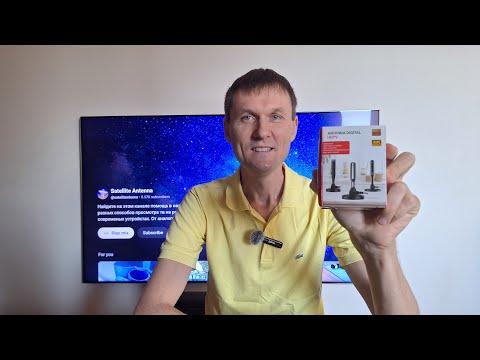 Видео: Проверяем китайскую комнатную DVB-T2 антенну на Enigma 2 OpenATV ресивере.