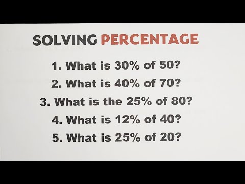 Видео: Решение задач на проценты за несколько секунд