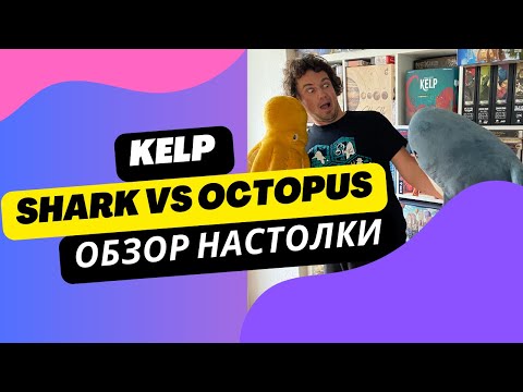 Видео: Настольная игра КЕЛП 🐙 Правила и Обзор | KELP Shark vs. Octopus | Board Game Explanation and Review