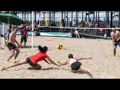 Видео: Парковый волейбол
