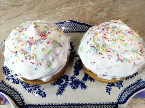 Видео: Пасхальные куличи+глазурь