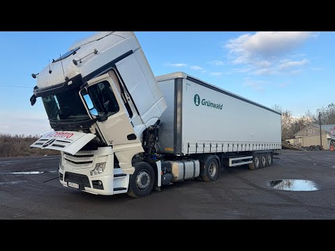 Видео: ГРУЗ ЗАВАЛ‼️ У МЕРСА ПРОБЛЕМЫ‼️ ПРОБЕГ 250тыс #дентро #дальнобой 