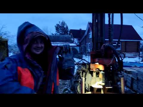 Видео: Скважина 86м. схлопнуло трубу на 70м,  вызвали телеинспекция скважин.