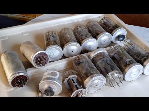 Видео: аффинаж золота из советских радиоламп ГУ-50
