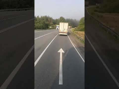 Видео: Полный переход Уральских гор по трассе М5 за 23 минуты. Челябинск - Уфа. Таймлапс