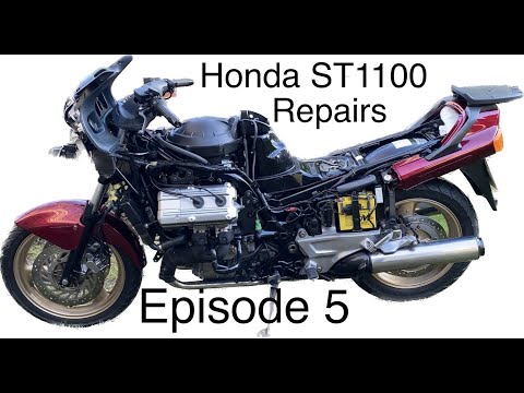 Видео: Ремонт Honda ST1100 — Установка двигателя — Эпизод 5