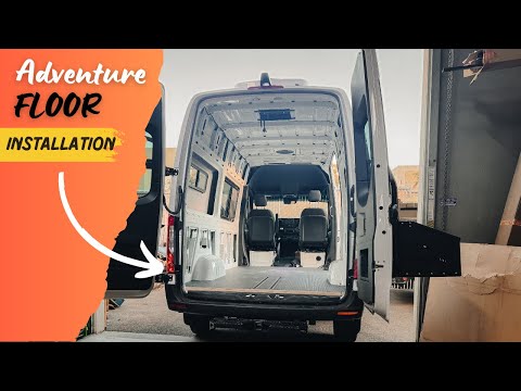 Видео: Установка нового пола Adventure | Mercedes Sprinter 144