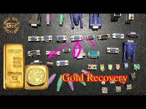 Видео: Восстановление золота с ПК Conector . Восстановление золота с компьютеров. Восстановление золота