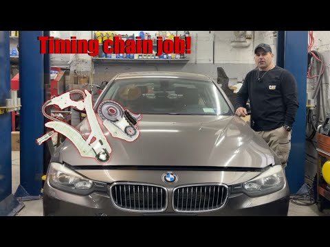 Видео: Цепь ГРМ BMW 328XI N20 2013 года