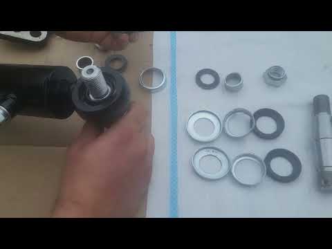 Видео: как собрать рулевой палец на цилиндр МТЗ , и к нему гайки ,кронштейн