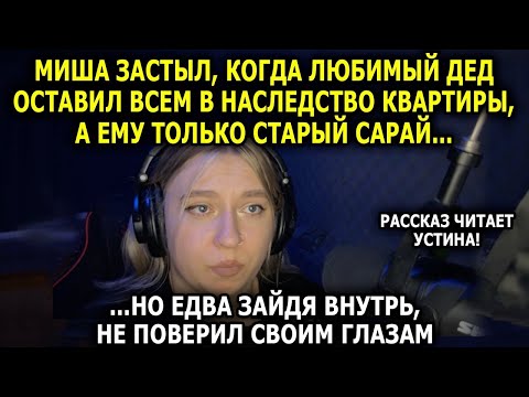 Видео: Читает УСТИНА / Дед Оставил Внуку 6 Соток Вместо Миллионов. То, Что Случилось Дальше, Поразило Семью