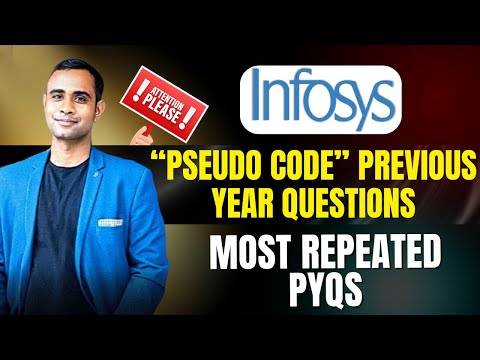 Видео: Наиболее часто задаваемые вопросы о псевдокоде Infosys | Вопросы Infosy за прошлый год
