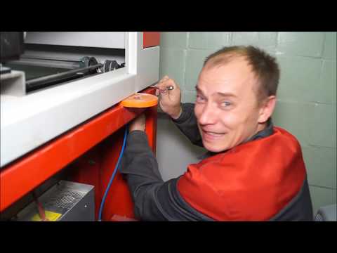 Видео: Плановое обслуживание лазерного CO₂ станка ЧПУ