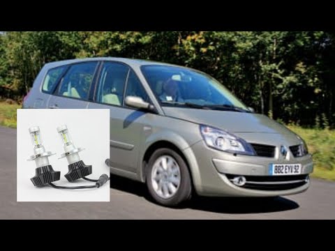 Видео: Renault Scenic установка led ламп. Миф или реальность?