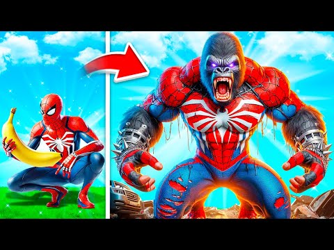 Видео: ПРОКАЧАЛ ЧЕЛОВЕКА ПАУКА В КИНГ КОНГА в ГТА 5 ОНЛАЙН (GTA 5 ONLINE)