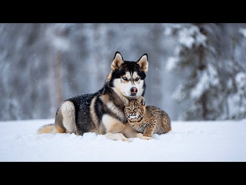 Видео: Пёс пропал в метели на 11 дней… Но вернулся с неожиданным другом!