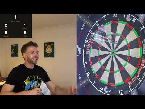 Видео: Возвращение одиночных игр в дартс — попытка победить 54 перед дебютом в Pub League