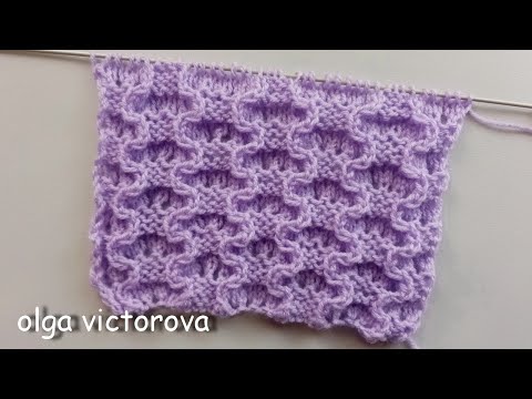 Видео: НЕ УЗОР, А ЛЮБОВЬ С ПЕРВОГО ВЗГЛЯДА 879 Вязание Узоры спицами