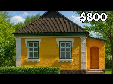 Видео: ХАТА за $1000 РІЧКА 30 СОТОК. Заходь і живи