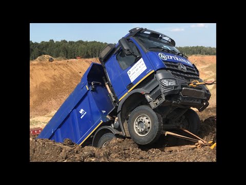 Видео: Грузовой эвакуатор. Самосвал "свечка".