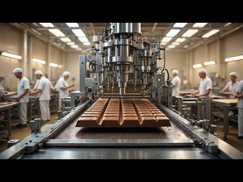 Видео: КАК ДЕЛАЮТ МОЛОЧНЫЙ ШОКОЛАД — УДИВИТЕЛЬНЫЙ ПРОМЫШЛЕННЫЙ ПРОЦЕСС — ПРОИЗВОДСТВО ШОКОЛАДНЫХ ПЛИТОК