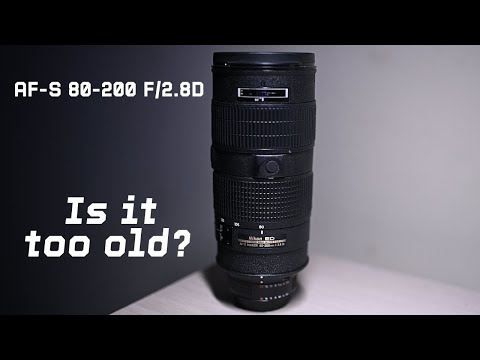 Видео: Nikon AF-S 80-200 F/2.8D — он слишком старый для использования?