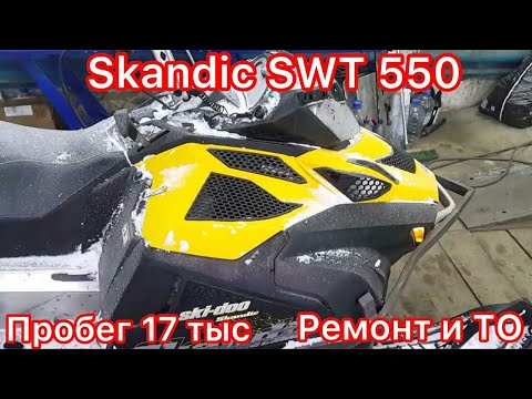 Видео: Skandic SWT 550 13 г.в. с охотхозяйства ориентировочный пробег 17 тыс. Ремонт и ТО!