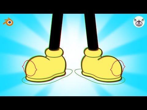 Видео: Риггинг Rubber Hose персонажа в Blender