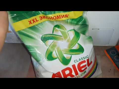 Видео: Стиральная машина samsung wf1600wcv: хлопок 60°