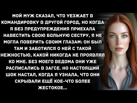 Видео: Мой муж сказал, что уезжает в командировку в другой город, но когда я без предупреждения приехала...