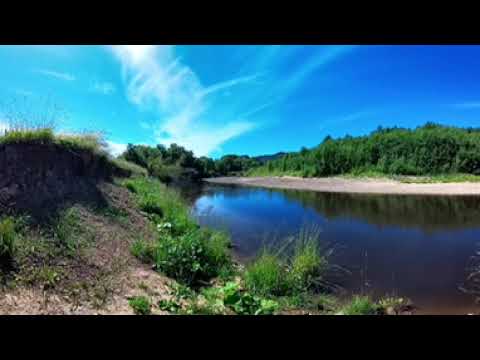 Видео: 360 - Sakhalin, Tymovsk Тестовый ролик, река Малотымка с. Белое