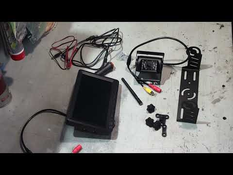 Видео: Обзор камеры заднего вида на прицеп