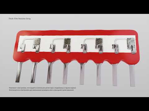 Видео: Внутренняя красота пассивных электронных компонентов: 3D Анимация (CGI) устройство радиодеталей