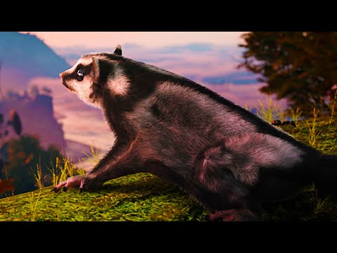 Видео: Симулятор Летающей Белки Поссум-Летяга #1 AWAY The Survival Series. Выживание Кида на пурумчата