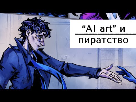 Видео: "AI art" и пиратство