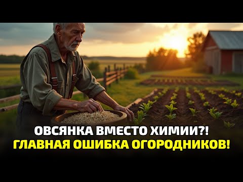 Видео: Овсянка вместо удобрений?! Не тратьте деньги на химию! Вот как делает почву живой и урожай больше!