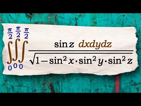 Видео: Расправимся с тройным интегралом с помощью рядов